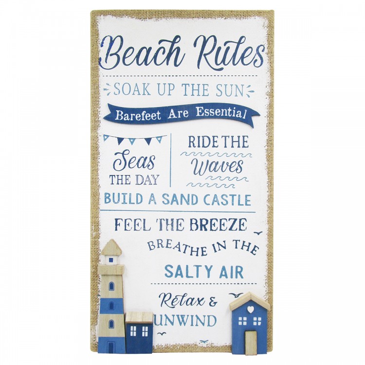 Adorno pared beach rules