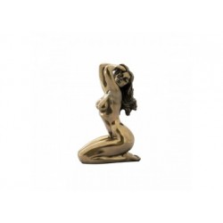 Mujer desnuda resina bronce