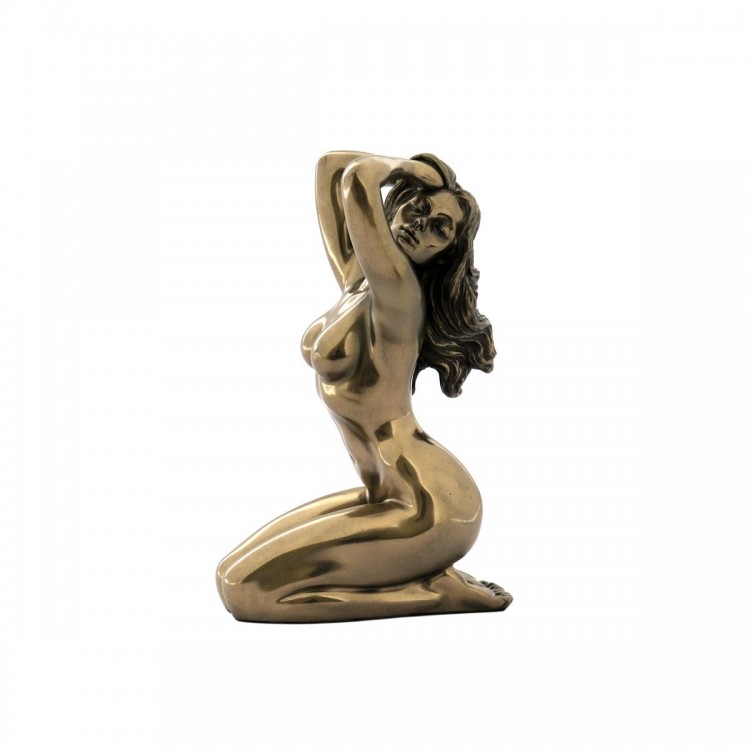 Mujer desnuda resina bronce