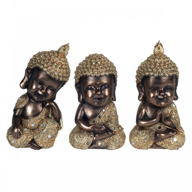 Budas 3 dif dorados