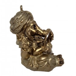Ganesh sentado dorado