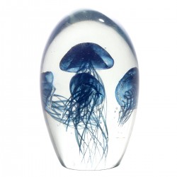Pisapapeles medusa azul oscuro 