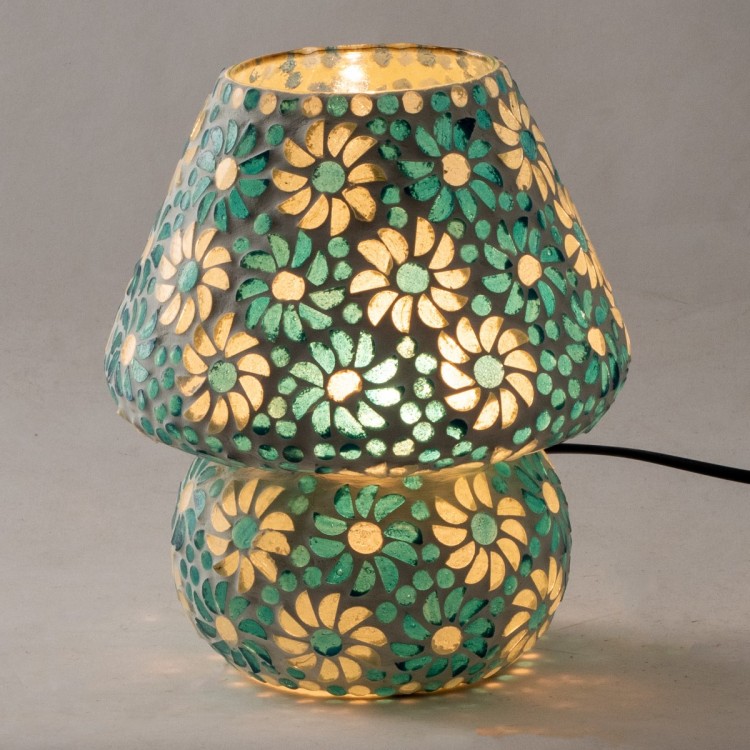 Lampara seta med. mosaico