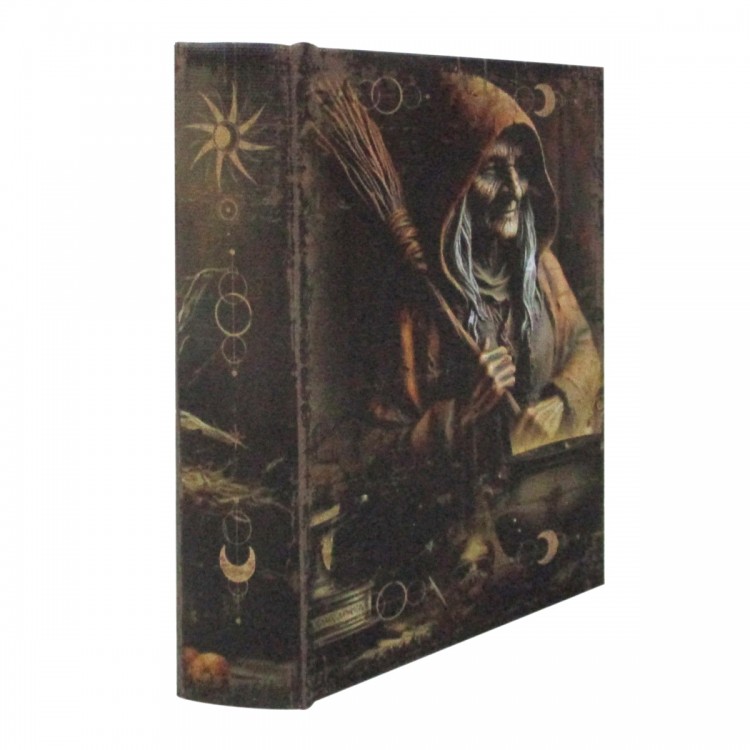 Caja libro bruja