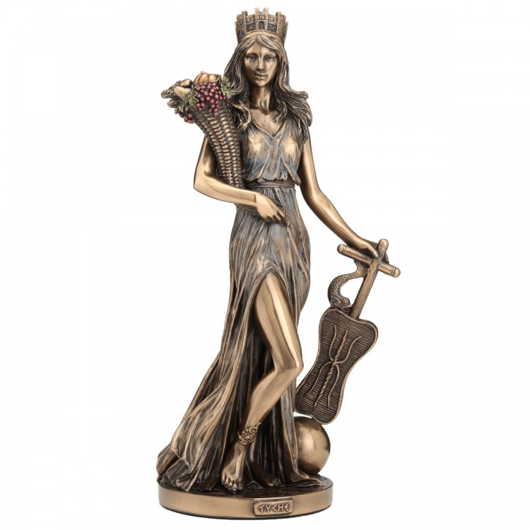 Tyche-diosa griega fortuna y prosperidad