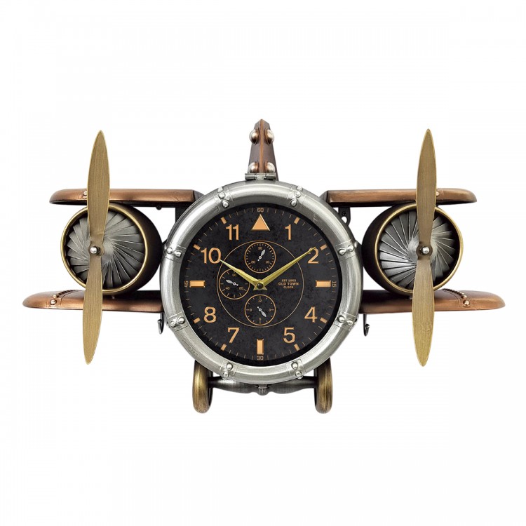 Reloj pared avion