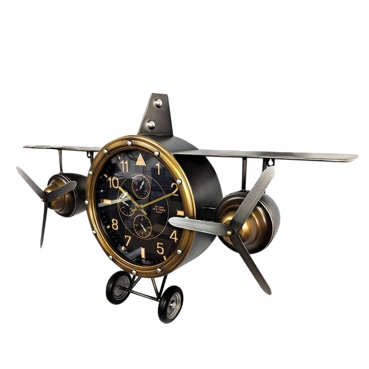 Reloj pared avion