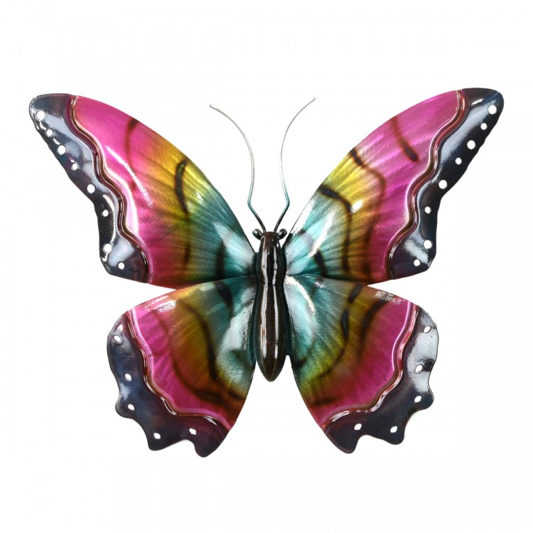 Adorno pared mariposa med.