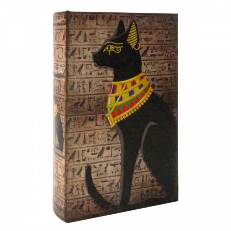 Caja libro gato