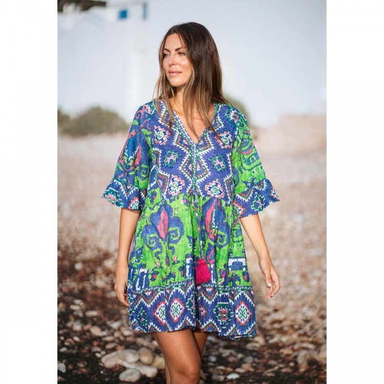 Vestido corto talla unica