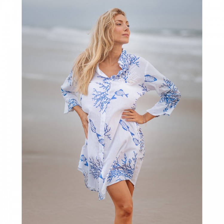 Vestido camisero 2xl-3xl