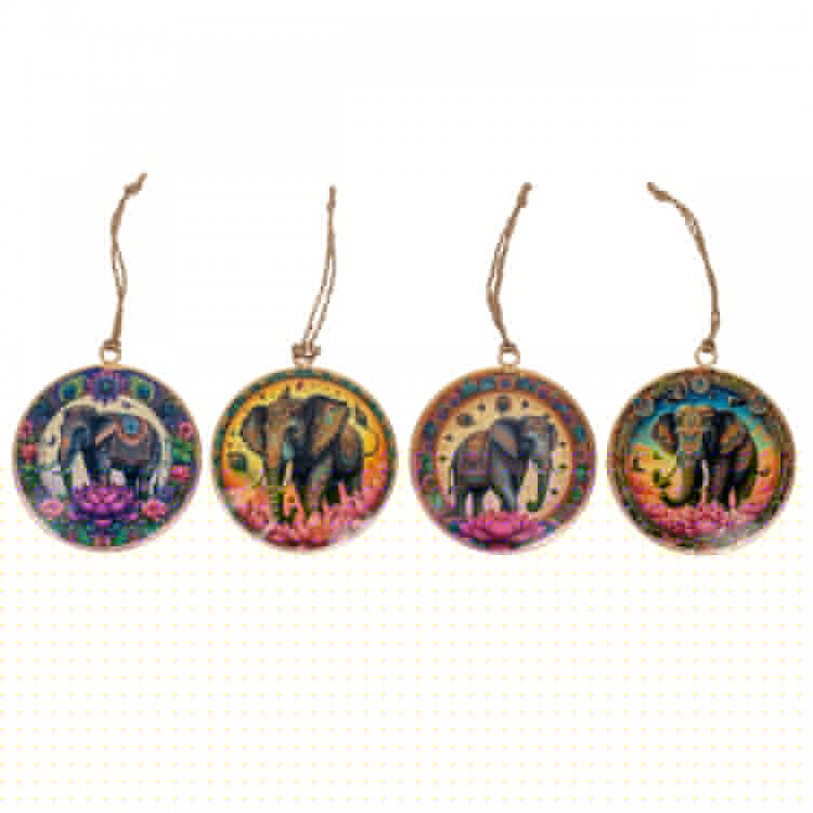 Colgante elefante 4 dif.