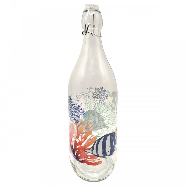 Botella con tapon pez