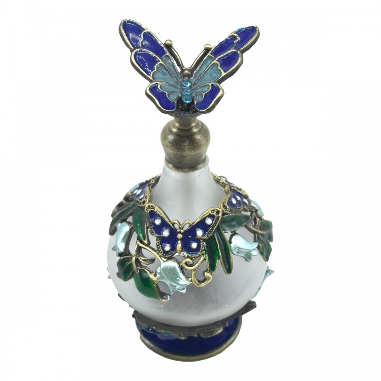 Botella de perfume mariposa