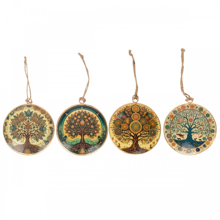 Colgante arbol vida 4 dif.