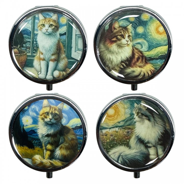 Pastillero gato c/exp.