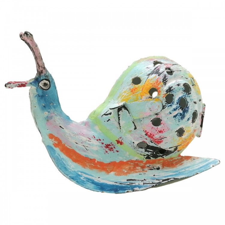 Caracol portavelas peq.