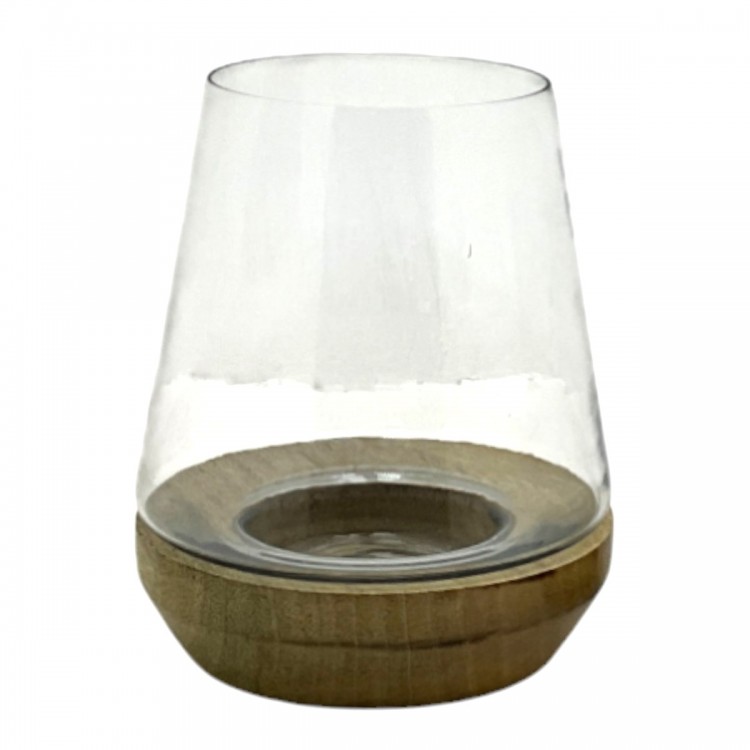 Jarron portavelas gra.