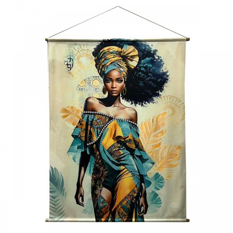 Lienzo enrollable africana