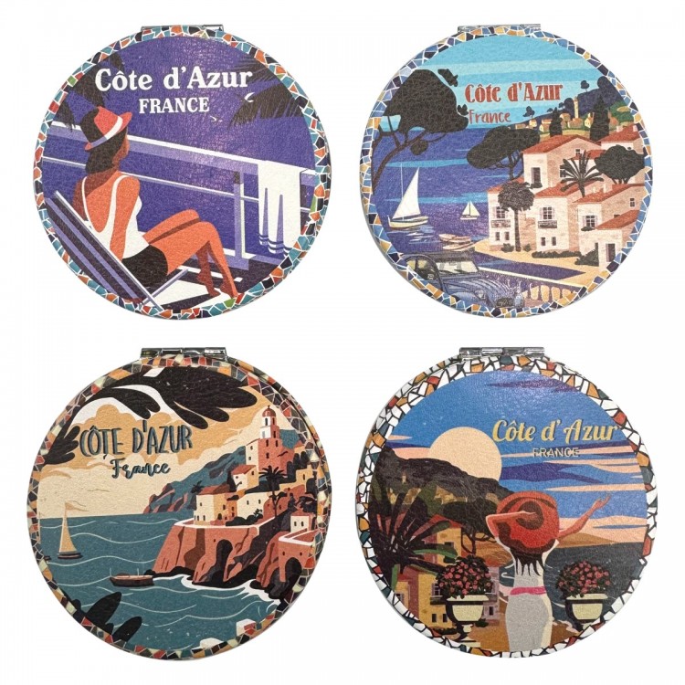 Espejo bolsillo costa azul c/exp.