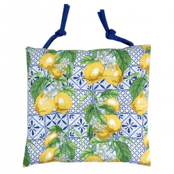 Cojin silla limones con relleno 40x40cm