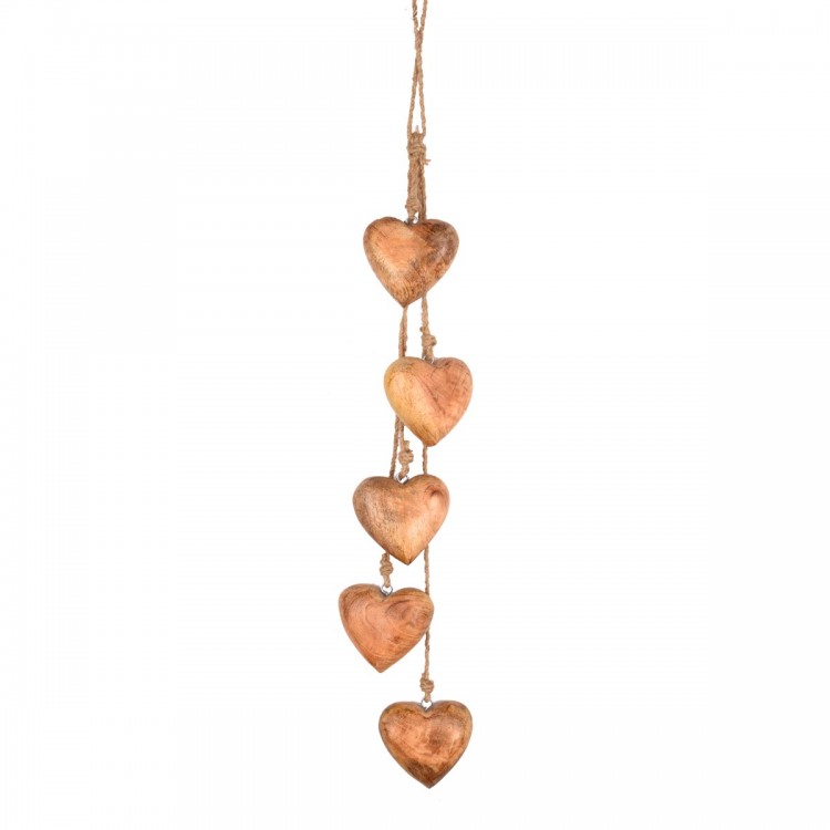 Colgante corazones