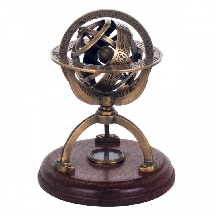 Esfera armillary/brujula