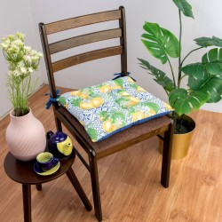 Cojin silla limones con relleno 40x40cm