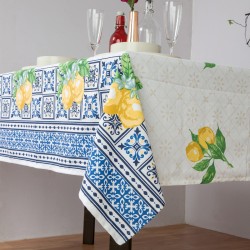 Mantel limones 150x150cm