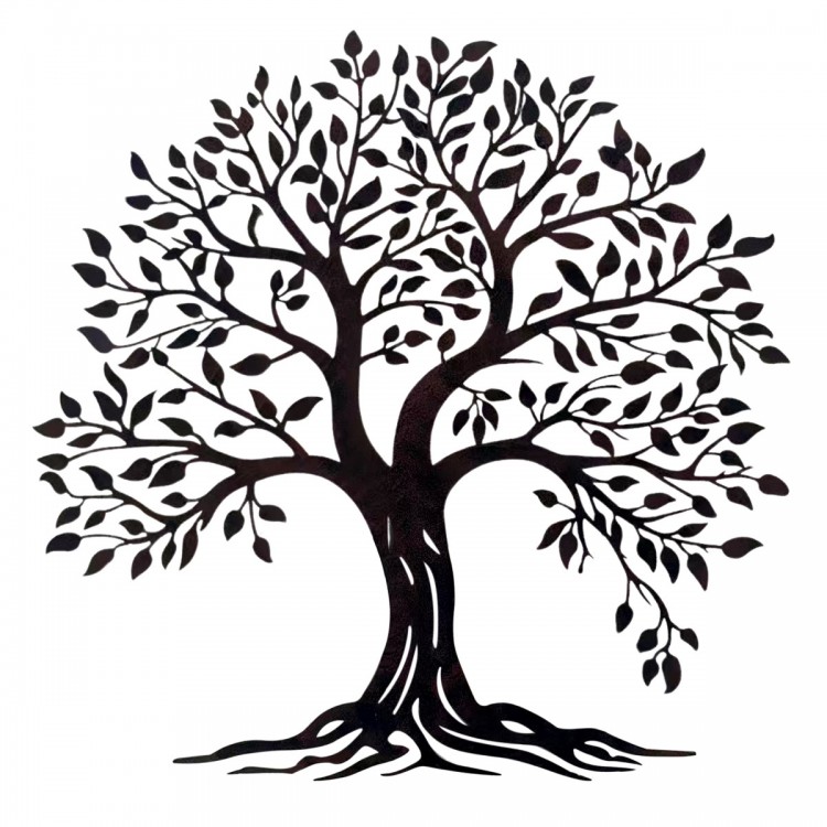 Adorno pared arbol