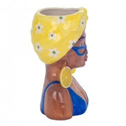 Jarron busto mujer gra.