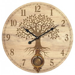 Reloj c/pendulo arbol vida