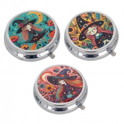 Pastillero bruja c/exp.