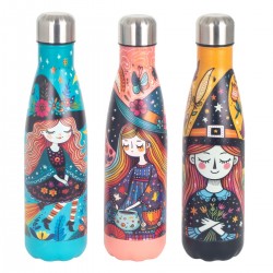 Botella termica bruja 3 dif.