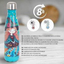 Botella termica bruja 3 dif.