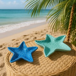 S/2 bandejas estrella mar