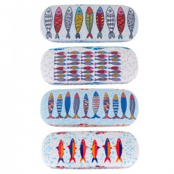 Estuche gafas peces trencadis 4 dif.