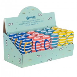 Estuche gafas rayas 4 dif.