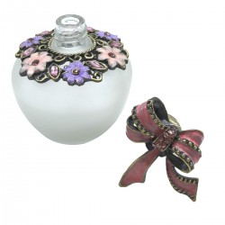 Botella de perfume lazo