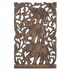 Adorno pared 3 elefantes