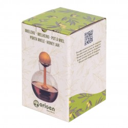 Tarro miel con cuchara 250ml