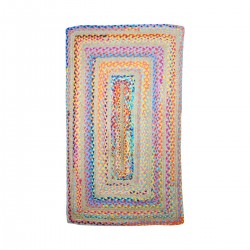 Alfombra multicolor rect90x150
