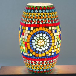 Lampara mosaico cilindro