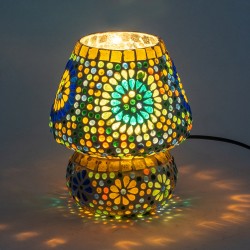 Lampara seta peq.mosaico