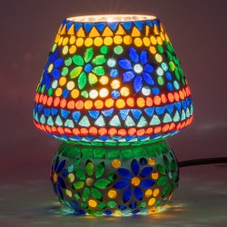 Lampara seta peq.mosaico