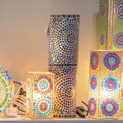 Lampara rect.mosaico