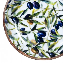 Plato hondo aceitunas gr.