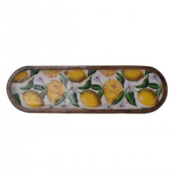 Bandeja larga limones