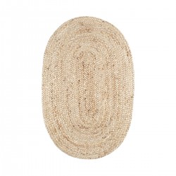 Alfombra oval yute 55x85