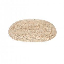 Alfombra oval yute 55x85